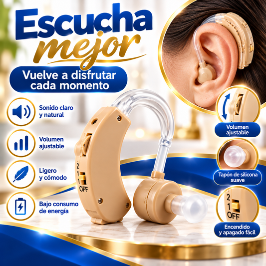 AUDÍFONO AMPLIFICADOR SONIDO AYUDA